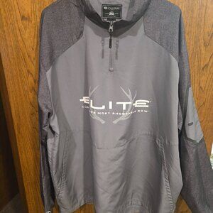 Elite Archery Windbreaker Men's Size 2XL Grey Holloway Lightweight Jacket